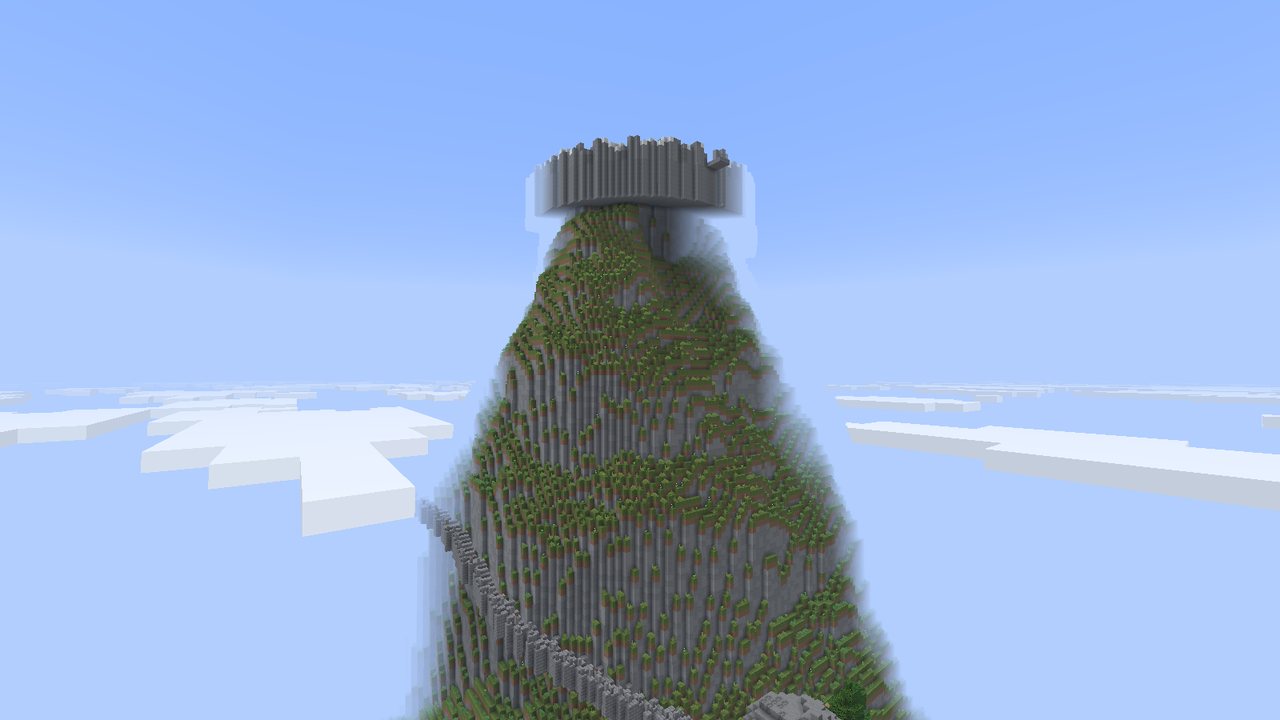 The Peak of the Ziz: a needle of rock with the nest on its summit