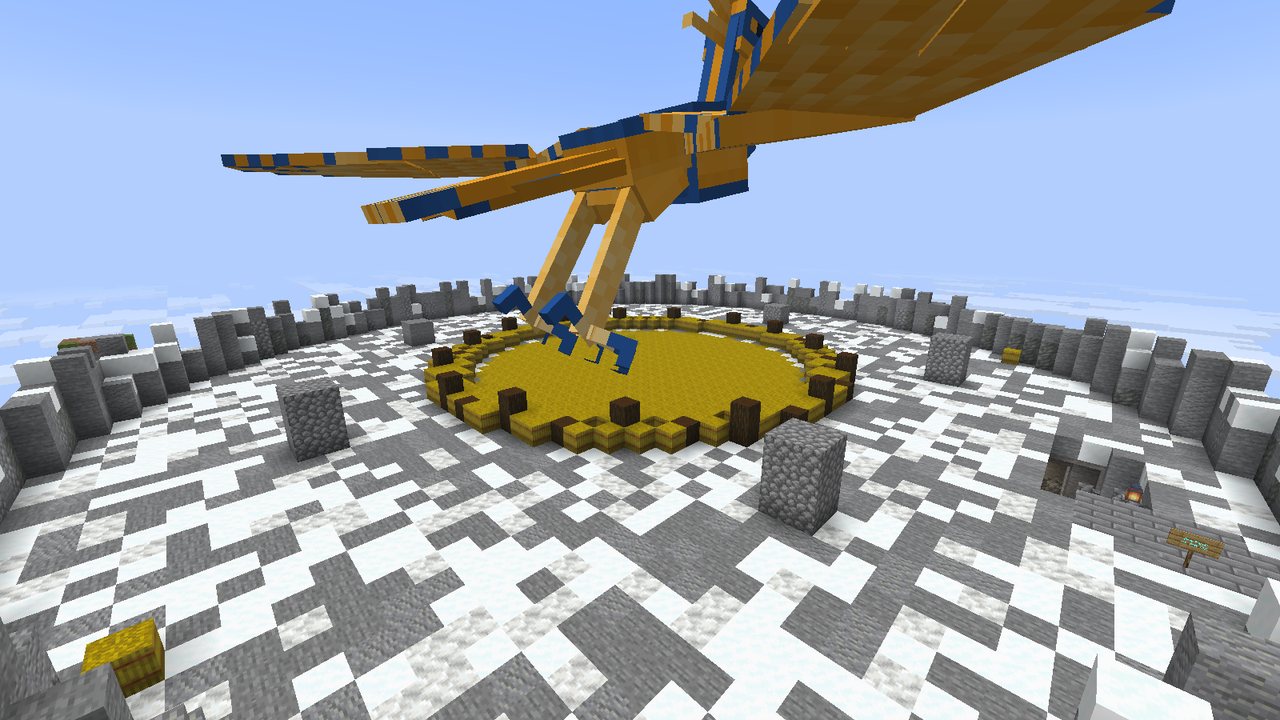 The Ziz on its nest at the summit